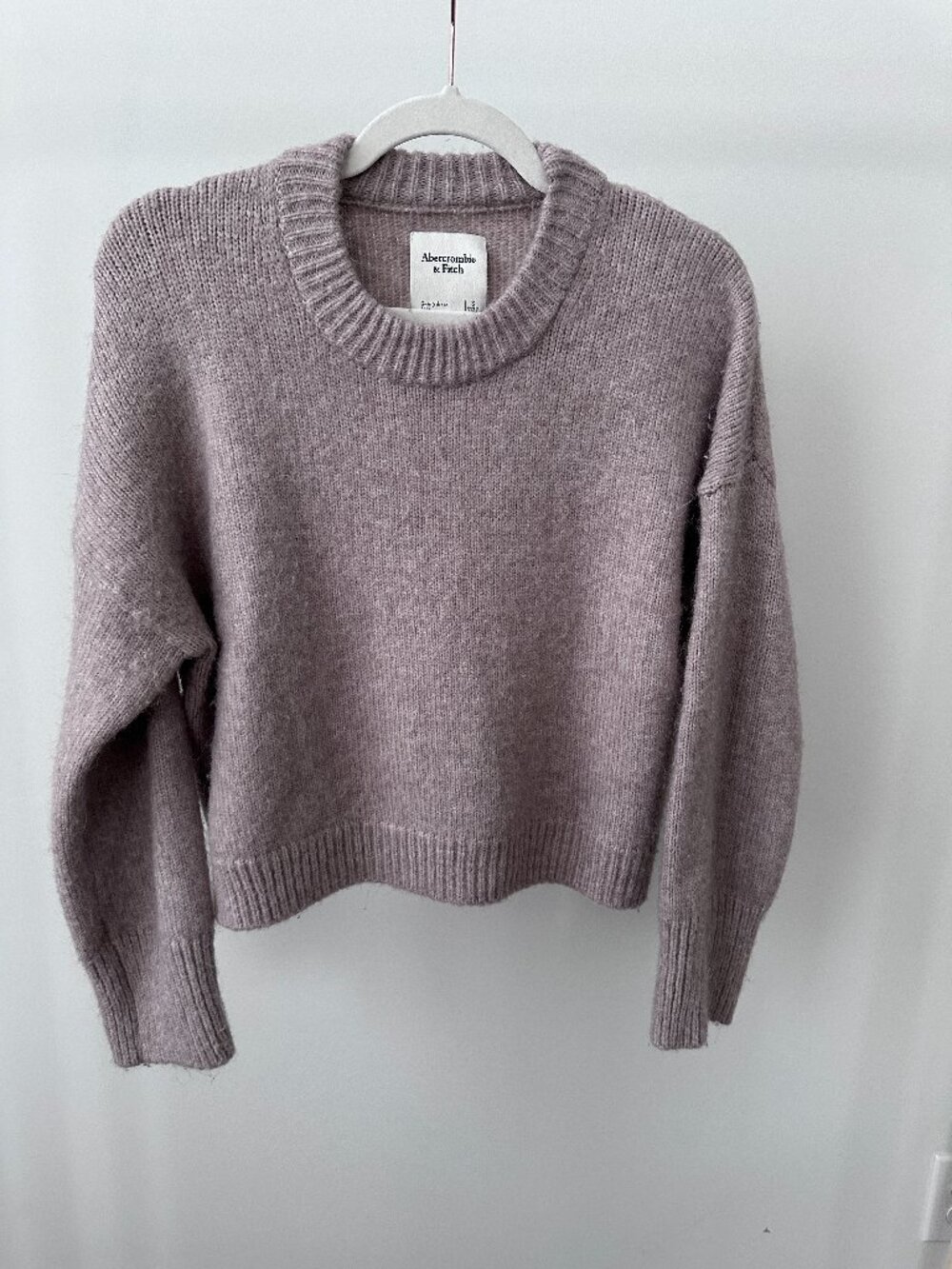 Abercrombie & Fitch Light Brown Madeline Crew Sweater Small